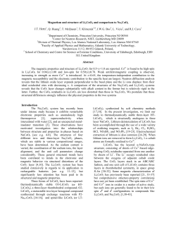 Magnetism and structure of LixCoO2 and comparison to NaxCoO2