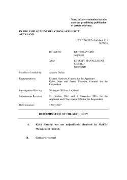 Note: this determination includes an order prohibiting publication of