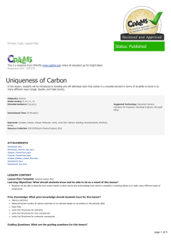 Uniqueness of Carbon