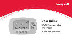 69-2718EF&mdash;05 - RTH6500WF Wi-Fi Programmable