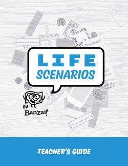 Teacher`s Edition of Life Scenarios