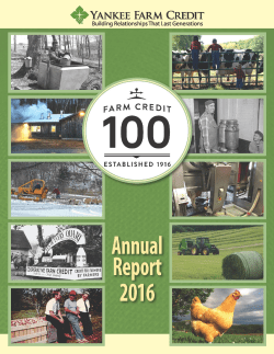 2016 - Yankee Farm Credit