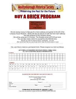 Order Form - Moultonborough Historical Society