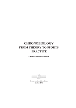 CHRONOBIOLOGY FROM THEORY TO SPORTS PRACTICE