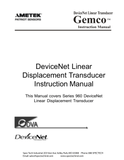 960DN Manual - Gemco Online Sales