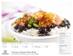 Coconut Jasmine Rice Bowl