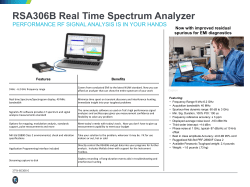 RSA306B Real Time Spectrum Analyzer