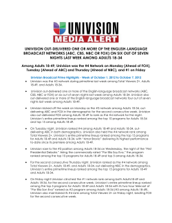 univision out-delivered one or more of the english