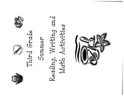 Third grade summer packet - Pleasant Valley School District