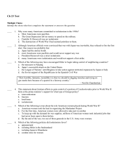 Ch 23 Test - Geneva Area City Schools