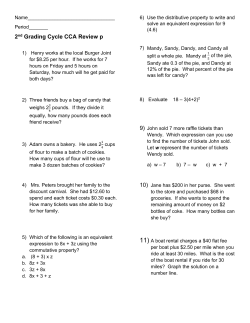 2nd Grading Cycle CCA Review p