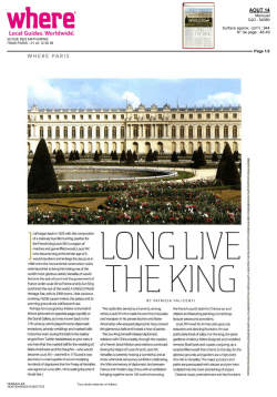J &bull; ii Si ii ii li ii ii - Ch&acirc;teau de Versailles Spectacles