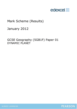 Mark Scheme - Edexcel