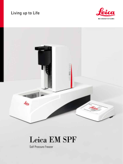 Leica EM SPF - Leica Microsystems