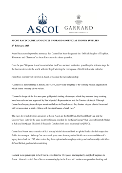 Garrard were privileged to be Crown Jewellers