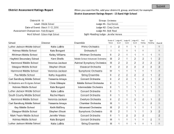 D10 - Middle School Orchestra