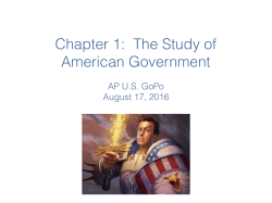 AP chapter 1 slides 2016 - McGill