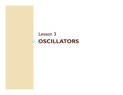 OSCILLATORS