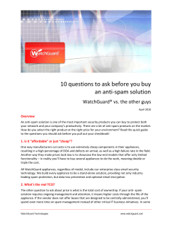 10 questions to ask before you buy an anti-spam