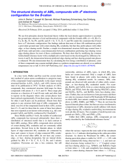 The structural diversity of ABS3 compounds with d0 electronic