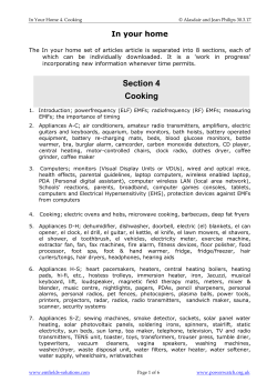 Section 4 Cooking