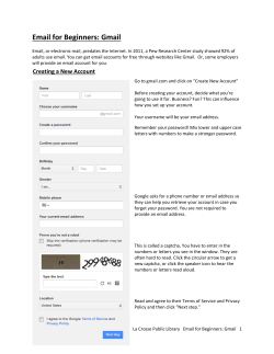 Email for Beginners: Gmail