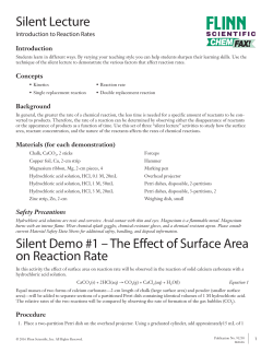 Silent Lecture Silent Demo #1 &ndash; The Effect of