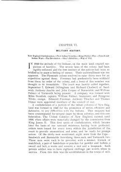 Chapter VI, 1890 - The Plymouth Colony Pages