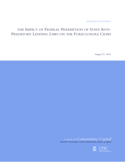 the impact of federal preemption of state anti