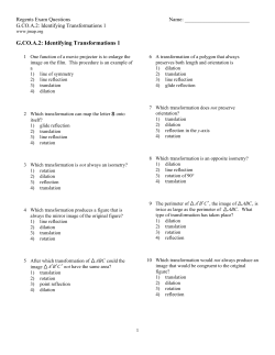 ExamView - G.CO.A.2.IdentifyingTransformations1.tst