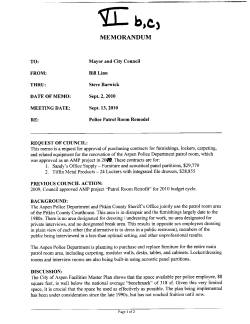 This memo is a request for approval of purchasing contracts for