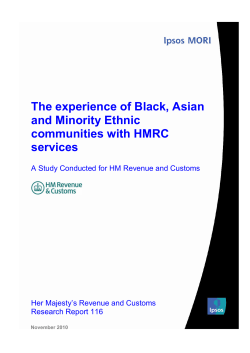 The experience of Black, Asian and Minority