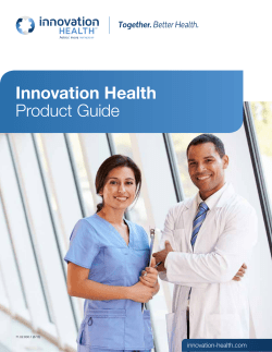 Innovation Health Product Guide