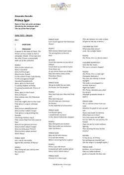 Prince Igor - Brilliant Classics