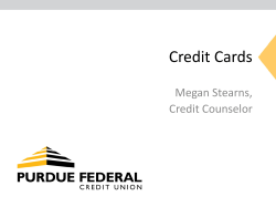 Credit Cards