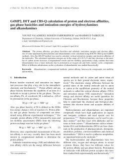 G4MP2, DFT and CBS-Q calculation of proton and electron affinities