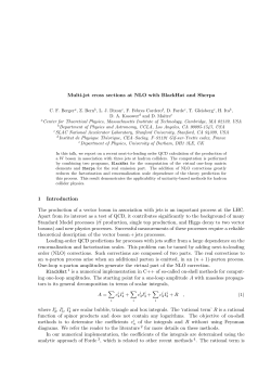 proc - Rencontres de Moriond
