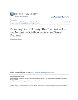 Protecting Life and Liberty: The Constitutionality and Necessity of