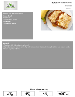 4.5g 35g 5.5g 208kcal - Elements Fitness Training