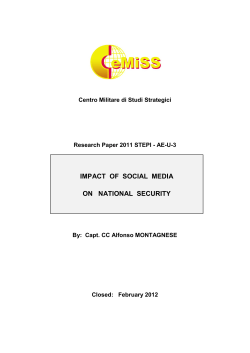 Impact of Social Media on National Security