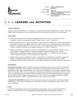 And Justice for All? Slavery Not Just in the Past