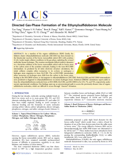 Directed Gas-Phase Formation of the Ethynylsulfidoboron Molecule