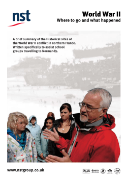 A guide to school WWII visits