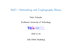 NaCl Networking and Cryptography library
