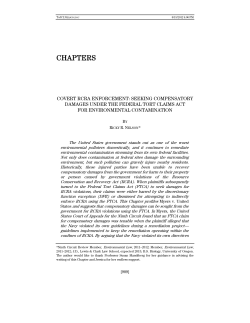 Seeking Compensatory Damages Under The Federal Tort Claims