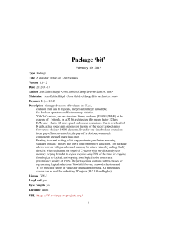 Package `bit`