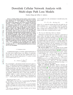 Downlink Cellular Network Analysis with Multi-slope Path