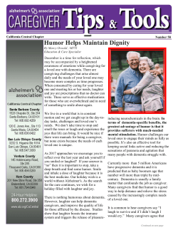 Humor Helps Maintain Dignity