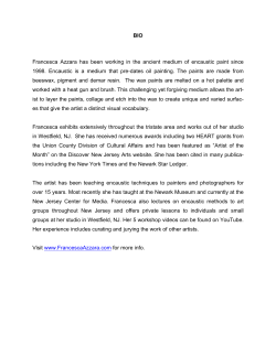 BIO Francesca Azzara has been working in the ancient medium of