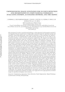 crowdsourcing image annotation for nucleus